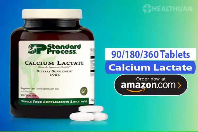 Standard Process Calcium Lactate 90 180 360 tablets